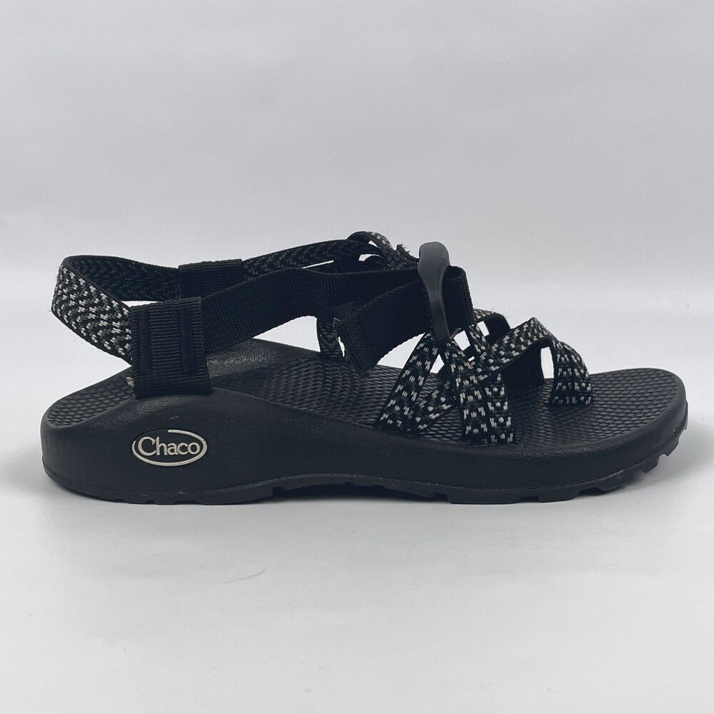 Chaco Women's Size 6W Classic Boost Black Double Strap Sandals J106266W